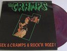 THE CRAMPS sex & cramps & rock n roll EUROPEAN 2-LP live 1986 purple vinyl