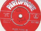 RARE-THE BEATLES-PLEASE PLEASE ME/ASK ME WHY-UK PARLOPHONE RED LABEL 1ST PRESS