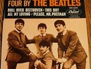 Four By The Beatles 4 Song EP Record Picture Sleeve PS Roll Over Beethoven 45