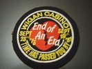 original wigan casino patch badge from 1981. the end of an era  as new.