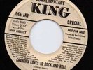 R&B ROCKER JIVER--RED KLIMO--GRANDMA LOVES R & R--HEAR BOTH--1956 BIO PROMO KING