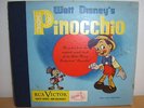 Vintage RCA 78 RPM records Disney’s 1940 Pinocchio Original Cast Youth Series
