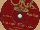 FRANK HUTCHISON - WEST VIRGINIA RAG - OKEH 45083