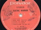 T.REX -ELECTRIC WARRIOR-RARE GUATEMALA LP
