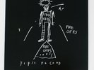 JEAN MICHEL BASQUIAT ART COVER THE OFFS FIRST RECORD 1984 ANDY WARHOL RARE