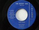 RARE TEEN / DOO WOP 45 Eddie Evans & the Kingsmen - The Right Girl   Intern VG++
