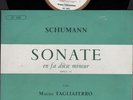 PREMIUM AUCTION:  Magda TAGLIAFERRO Schumann Sonata Ducretet 10' NM-