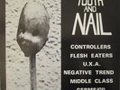 V/A TOOTH AND NAIL LP GERMS, UXA, CONTROLLERS, FLESH EATERS, NEGATIVE TREND KBD