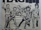 vintage org BLACK FLAG 45 GRAVE DOA UXB 11x17 Punk Flyer poster rock kbd h/c