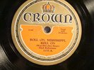CROWN 3155 - DICK ROBERTSON - ROLL ON MISSISSIPPI ROLL ON/LET'S GET FRIENDLY-HOT