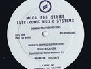 WALTER CARLOS MOOG SERIES 900 DEMO 10 INCH LP