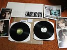 BEATLES WHITE ALBUM MONO ISSUE UK LATE 70'S PERIOD EMBOSSED NAME ON COVER EX/EX
