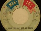  NORTHERN SOUL 45 The Blenders MAR V LUS 6010 Your Love Has Got Me...