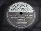 RICKY NELSON EVERLOVIN' / A WONDER LIKE YOU 78 RPM RECORD