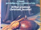 Arthur Grumiaux  / Christiane Jaccottet Bach 6 Sonatas Philips 2LP ED1