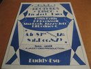 RARE ORIGINAL HIP HOP FLIER 1979.AT THE P.A.L.THE BROTHERS DISCO.THE FUNKY 4 +1