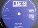 COCKSPARRER - WE LOVE YOU 12 PROMO COPY with COVER PUNK new wave