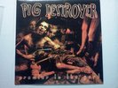 pig destroyer prowler in the yard lp red/black splatter vinyl slayer nasum nile