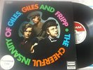 GILES, GILES and FRIPP The Cheerful Insanity Of lp vinyl Rare PROMO  Deram  VG++