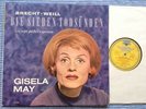 GISELA MAY & KEGEL Weill/Brecht  ORIG DGG Tulips 139308 GER-1967 LP NM