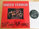 SHEER TERROR - just can't hate enough LP 1. Press 1989 * Skinhead HARDCORE mint-
