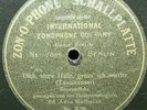 (S) HOFFMANN ANNA 78rpm Opera Black Zon-o-phone X-29 Tannhauser-Dich,Teure Halle
