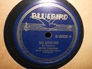 WILLIE HATCHER So Unkind/They're Mean To Me BLUEBIRD 8003 E+ rare blues