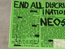 Neos, 7 Inch-Vinyl, End all Discrimination.