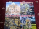 4 X IRON MAIDEN RECORDS - IRON MAIDEN,KILLERS,POWERSLAVE & PIECE MIND - EX COND