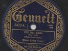 Gennett 5473 RED HOT MAMA Miami Lucky Seven HOT JAZZ Heart-Broken Rose 78 rpm