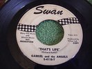 THE SHOWMEN 45 on SWAN RECORDS S-4219-0 OUR LOVE WILL GROW  FUNK - SOUL - PROMO