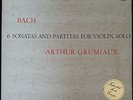 ARTHUR GRUMIAUX Bach 6 Sonatas & Partitas for Violin Solo Philips 3LP