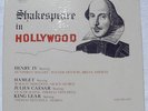 Shakespeare in Hollywood: Volume One & Two: LP Record Box Set Ariel SHO 1/4