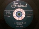 NORTHERN SOUL 45 : KENNY MARTIN   MY LOVE IS COMING DOWN on Federal Doo Wop