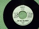 R & B  VINTAGE 45, FEATURING  HARVEY  (formerly the MOONGLOWS) very rare::::