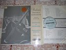 COLUMBIA ED.1 SAX 2264 BRAHMS OISTRAKH FOURNIER DOUBLE CONCERTO MINT