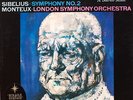 CLASSIC RECORDS LSC 2342 TEST PRESSING: Sibelius Symphony 2, MONTEUX - A2 OOP SS