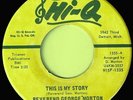 REVEREND GEORGE MORTON - THIS IS MY STORY - RARE CLASSIC LISTEN