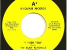 EARLY RATIONALS b/w SCOT RICHARD CASE 45  I Need You / Get The Picture - NM