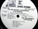 RARE MINTY WHITE LABEL PROMO   JIMI HENDRIX EXPERIENCE + REDDING MONTEREY Psych
