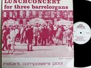 LUNCH CONCERT For Three Barrel Organs Willem Breuker Original 1967 Icp 003lp