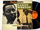 RANDY WESTON with ART BLAKEY: ZULU jazzland LP / MONO DG NM