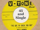 BILLY HARNER Northern Soul 45 rpm I've Got To Check You Out (Hear It)
