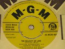 CONNIE FRANCIS/MARVIN RAINWATER. THE MAJESTY OF LOVE. MGM 969 (RARE ITEM).