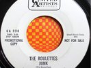 * ROULETTES Junk/Long Cigarette RARE MOD FREAKBEAT DRUM BREAKS UA Promo 45 HEAR