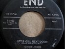* RONNIE JONES Little Girl Next Door/Teenage Rock RARE DOO WOP R&B end 45 Hear