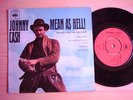 JOHNNY CASH EP UK Mean As Hell 1966 Super Rar
