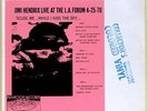 JIMI HENDRIX Scuse me while I kiss the sky 2LP Live at LA Forum 1970 color vinyl