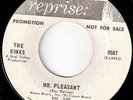 DJ Promo 45 - THE KINKS - MR. PLEASANT - British Invasion 1967 - HEAR IT