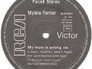 Mylene FARMER Maxi 45Tours vinyle MY MUM IS WRONG. PROMO.